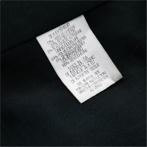 THEORY YAISA PRYOR Leather Sleeve Zip Shoulder Jacket Blazer Black Size P/TP - Picture 6 of 12